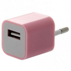 Apple Adaptateur secteur USB rose (chargeur pour iPhone et iPod)