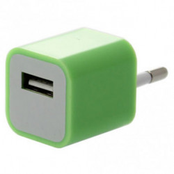 Apple Adaptateur secteur USB vert (chargeur pour iPhone et iPod)