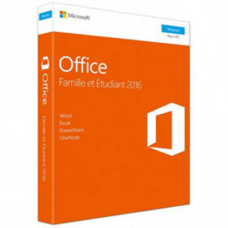 Microsoft Office 2016 pour Windows Edition Famille et Étudiant