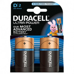 Duracell Ultra Power 2 piles 1,5V alcalines D/LR20 (lot de 3)