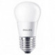 Philips ampoule LED sphérique E27 4W (25W) 2700K blanc chaud (lot de 2)