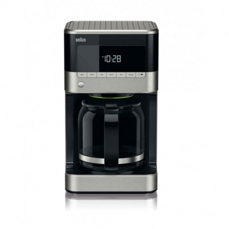 Braun Cafetière Programmable Inox 1000W 12 Tasses KF7120