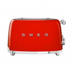 Smeg Grille-Pain Rouge 2000W 4 Tranches TSF03RDEU