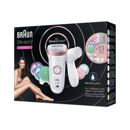 Braun Epilateur Électrique Silk-Epil Skinspa Sensosmart SE 9-970