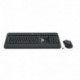 Logitech Clavier + Souris Sans fil Advanced Noir MK540