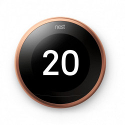 Nest Thermostat Connecté Learning 3ème Génération Cuivre