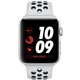 Apple Watch Nike+ Série 3 (38mm) Boîtier en aluminium argent avec Bracelet Sport Nike Platine pur/Noir (GPS)