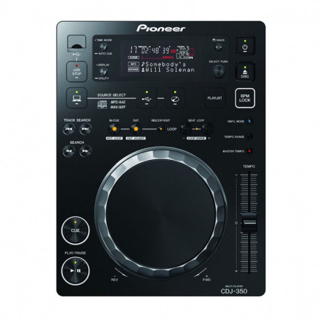Pioneer DJ Platine CD Noir CDJ-350