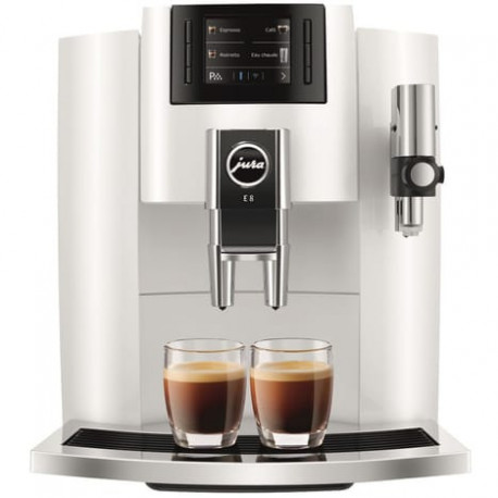 Jura Expresso Broyeur E8 PianoWhite