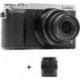 Panasonic Appareil Photo Hybride DMC-GX80 Silver + 12-32mm + 35-100mm