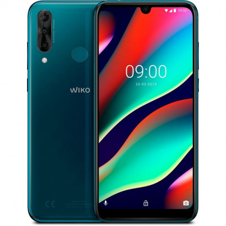 Wiko Smartphone View 3 Pro 128 Go Bleu foncé Ocean 6.3 pouces 4G