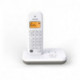 Alcatel Téléphone fixe - E195 Blanc Répondeur