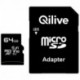 Qilive Micro SDXC - 64 Go - Compatible 4K - Adaptateur SD - Carte mémoire