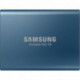 Samsung Disque SSD externe Portable SSD T5 500Go Bleu