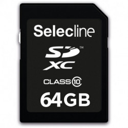 Selecline Carte mémoire SDXC 64 Go