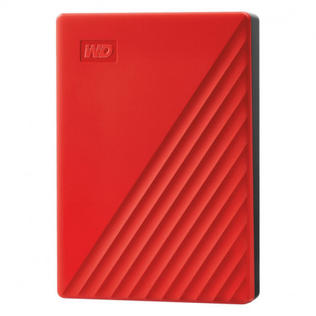 Western Digital Disque dur externe 2.5” 4To My Passport Rouge