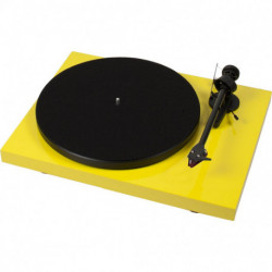 Pro-Ject Platine vinyle Début carbon DC Jaune 2M rouge