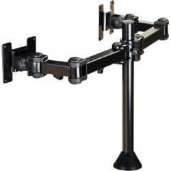 DESK MOUNT DUAL 10-27IN BLACK