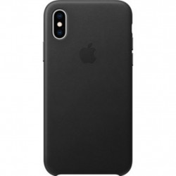 IPHONE XS LEATHER CASE BLACK