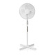 Nedis Ventilateur sur Pied avec Télécommande Hauteur Réglable 40cm de Diamètre 3 Vitesses Blanc