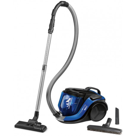 Rowenta Aspirateur Sans Sac 750W Bleu X-TREM Cyclonique Parquet RO6941EA