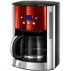 Russell Hobbs Cafetière Programmable Luna Rouge Inox 1000W 12 Tasses 23240-56