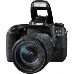 Canon Appareil Photo Reflex EOS 77D 24.2MP + objectif spécial 18-135mm