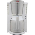 Melitta Cafetière Isotherme Look IV Therm Deluxe Blanc 1000W 15 Tasses 1011-13