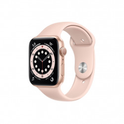 Apple Watch Series 6 GPS Aluminium Or 44 mm Bracelet Sport Rose des sables M00E3 (late 2020)