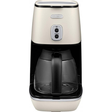 De’Longhi Cafetière Distincta Blanc 1000W 10 Tasses ICMI211.W