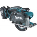 Makita Scie circulaire à métaux 18 V Li-Ion 5 Ah Ø 136 mm Makita DCS552RTJ