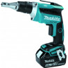 Makita Visseuse Placo 18 Volts Li-Ion 5 Ah sans fil plaque de plâtre DFS452RTJ