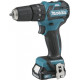 Makita Perceuse visseuse à percussion 10,8 V Li-Ion 2 Ah CXT Ø 10 mm Makita HP332DSAJ