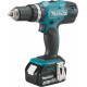 Makita Perceuse visseuse à percussion Li-Ion 18 Volts 3 Ah diamètre 13 mm modèle DHP453SFE