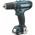 Makita Perceuse visseuse à percussion sans fil 10,8 Volts Li-Ion 2 Ah CXT Ø diamètre 10mm HP331DWAE