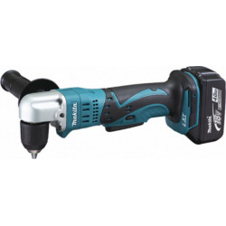 Makita Perceuse visseuse d'angle 18 Volts Li-Ion 4 Ah diamètre 10 mm Auto-serrant modèle DDA351RMJ