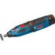 Outil rotatif (Type Dremel) multifonctions Bosch sans fil GRO 10,8 V-LI + coffret L-BOXX 2 batteries 2Ah 06019C5001