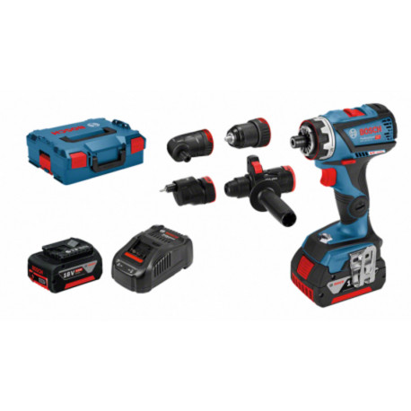 Perceuse visseuse Bosch GSR 18 V-60FC coffret L-BOXX + 2 batteries 5AH 06019G7100