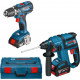 KIT 2 OUTILS 18 V L-BOXX GBH 18 V-EC + GSR 18-2-LI Plus Coffret L-BOXX, 2 batteries Li-Ion 18V 4,0Ah Bosch Pro 0615990H5M