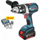 Perceuse visseuse sans fil Bosch pro GSR 18 VE-2-LI + coffret L-BOXX 2 batteries 5Ah 0615990H0W