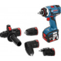 Perceuse visseuse Bosch pro FlexiClick fonction 5 en 1 GSR 14,4 V-LI FC2 + coffret L-BOXX 2 batteries 4Ah 06019E1000