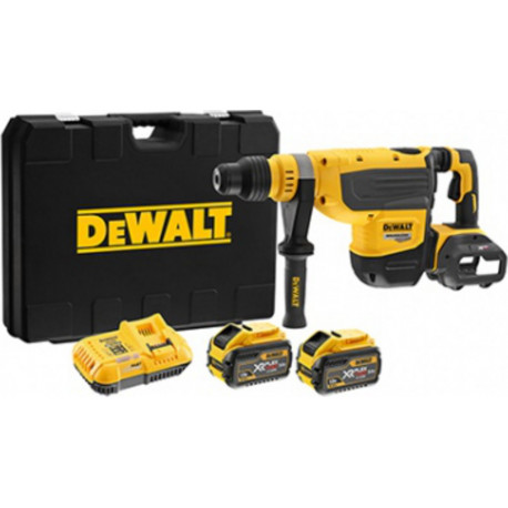 DeWALT Perforateur SDS-max XR FLEXVOLT 54V 3Ah Li-Ion Brushless 13,3J - 2 batteries - coffret DCH733X2 Dewalt