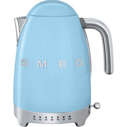 Smeg Bouilloire Température Réglable Bleu Azur 2400W 1,7L KLF04PBEU