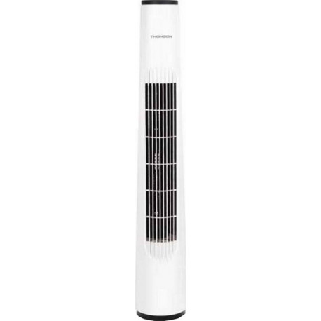 Thomson Ventilateur Tour Totem Blanc 40W THVEL485TB