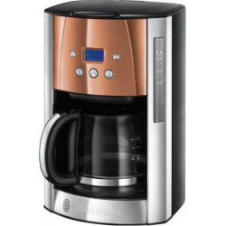 Russell Hobbs Cafetière Luna 24320-56 Programmable Acier/Cuivre