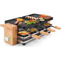 Princess Appareil à Raclette Pure 8 Bois 1200W 162910