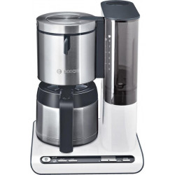 Bosch Cafetière Blanc Inox 1100W 1,5L TKA8651