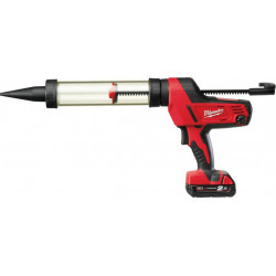 Milwaukee Pistolet à mastic sans fil 18V Li-Ion set C18 PCG-400T-201B avec batterie