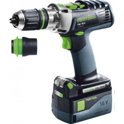 Festool Perceuse-visseuse à percussion sans fil PDC 18/4 Li 5,2-Plus QUADRIVE