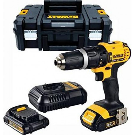 DeWalt Perceuse à percussion sans fil DCD776S2T 18V - 2x1.5Ah